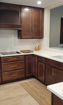 Custom cabinet installation